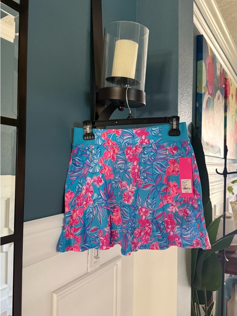 New with tags Lilly Pulitzer fara skort size extra small. Luxletic line.